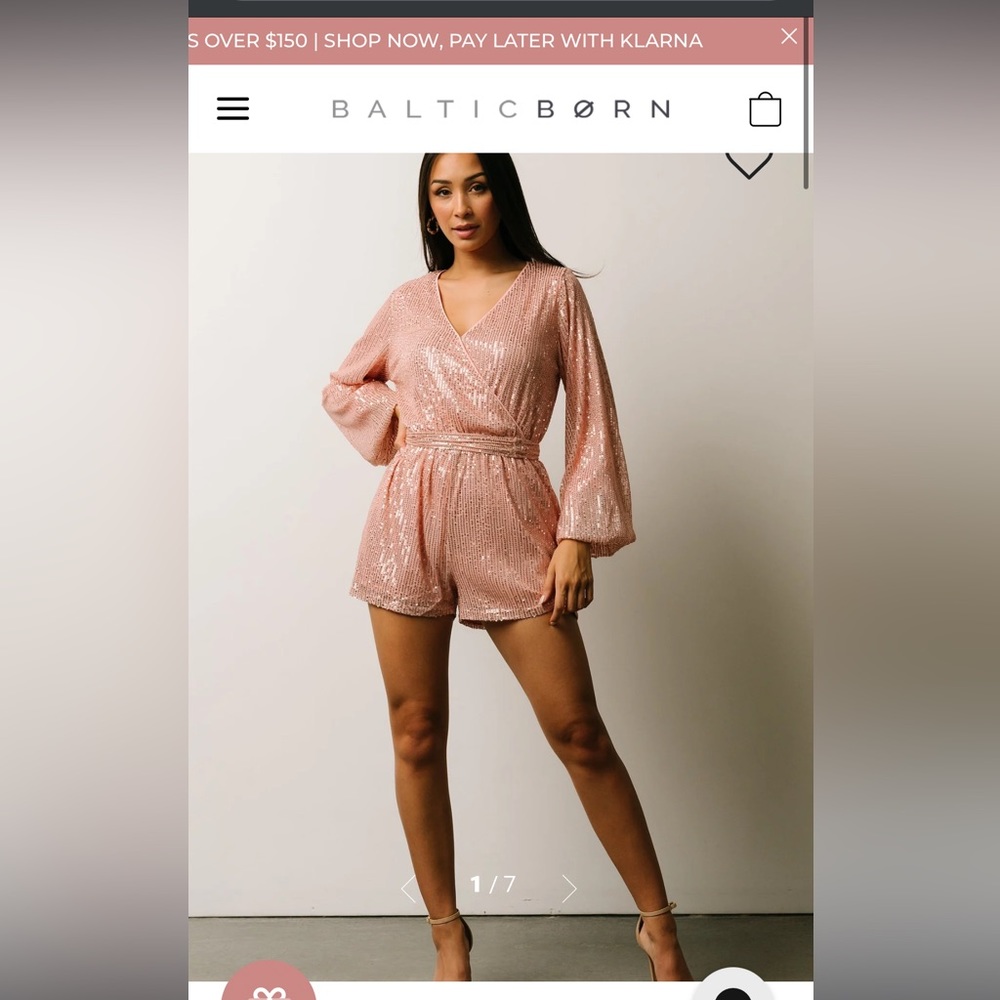 Sequin Romper